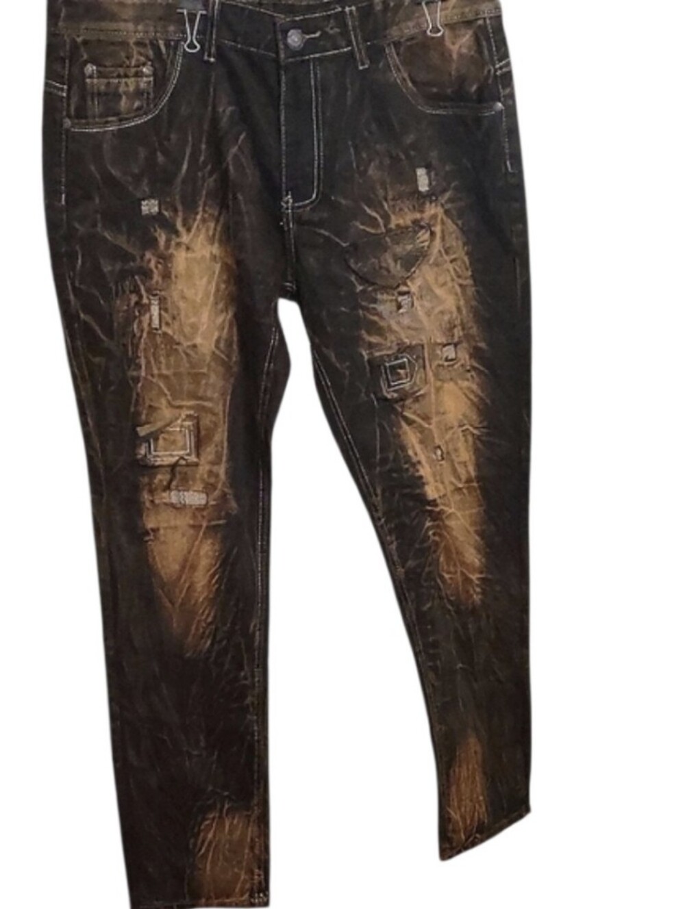 5Pocket Designer Distressed Denim Jeans